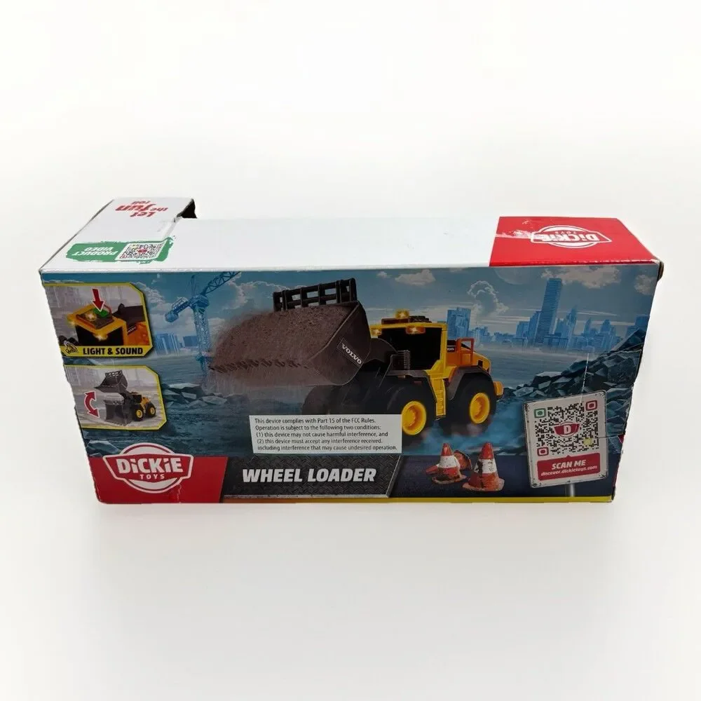 Dickie Toys Volvo Wheel Loader Light & Sound Construction Truck New